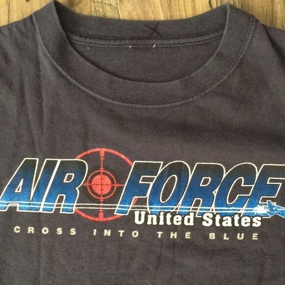 Worn us Air Force usaf t shirt L - Picture 2 of 2